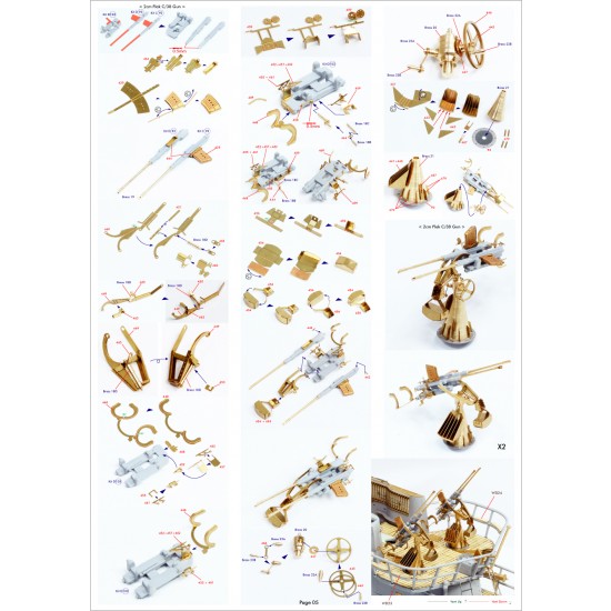 1/72 U-Boat Type IX C Detail up Set for Revell kit #05114 1/72 U-Boat Type IX C Detail up Set for Revell kit #05114
