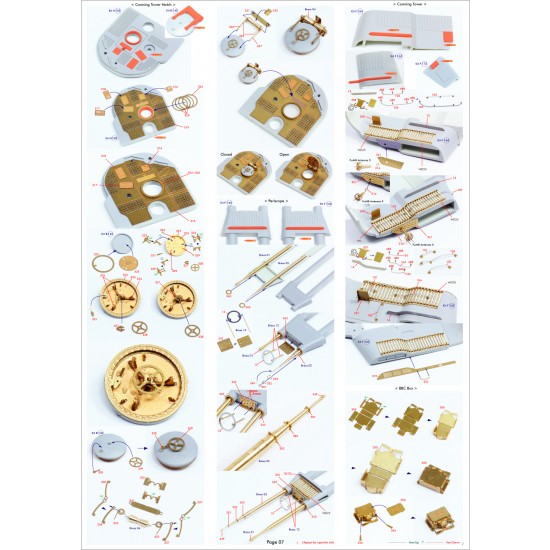 1/72 U-Boat Type IX C Detail up Set for Revell kit #05114 1/72 U-Boat Type IX C Detail up Set for Revell kit #05114