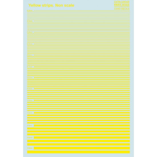 Yellow Strips Decals Yellow Strips Decals