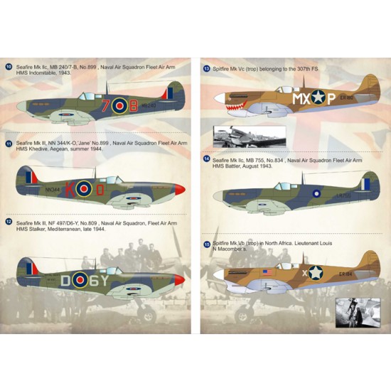 1/144 Wet Decals - Supermarine Spitfire 1/144 Wet Decals - Supermarine Spitfire