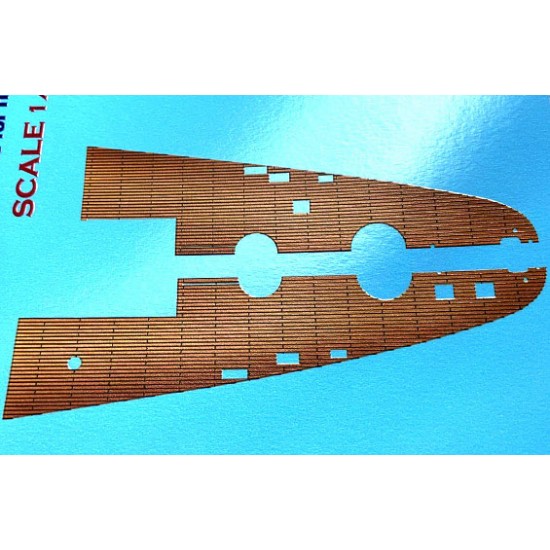 1/350 French Battleship Dunkerque Wooden Decks for HobbyBoss kits (3D printed)