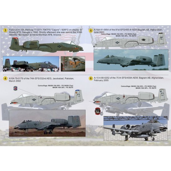1/48 A-10 Thunderbolt II Decals Part 2 1/48 A-10 Thunderbolt II Decals Part 2