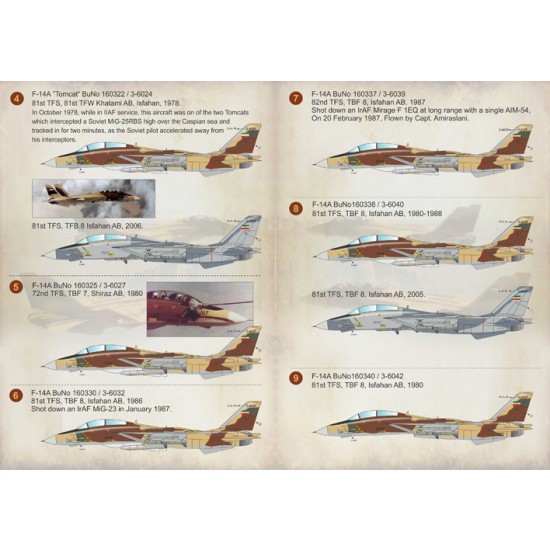 1/72 Wet Decals - Iranian Grumman F-14 Tomcat 1/72 Wet Decals - Iranian Grumman F-14 Tomcat