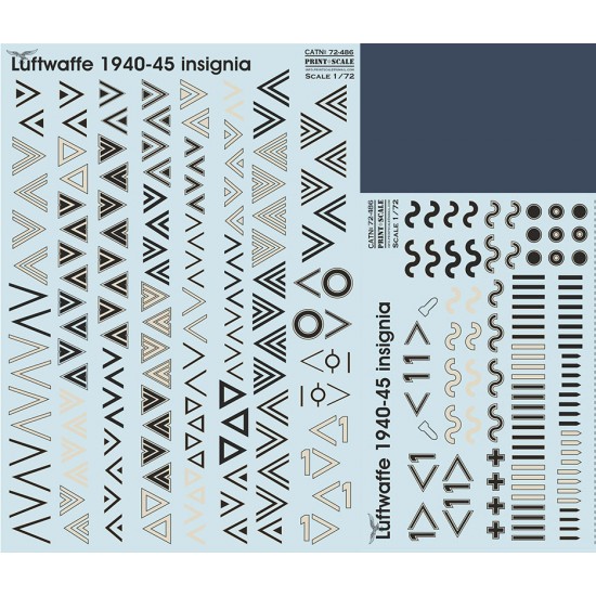 1/72 Luftwaffe 1940-45 insignia. Winkel Decal 1/72 Luftwaffe 1940-45 insignia. Winkel Decal