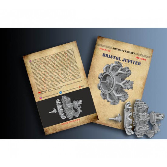 1/48 Bristol Jupiter Piston Aircraft Engine 1/48 Bristol Jupiter Piston Aircraft Engine