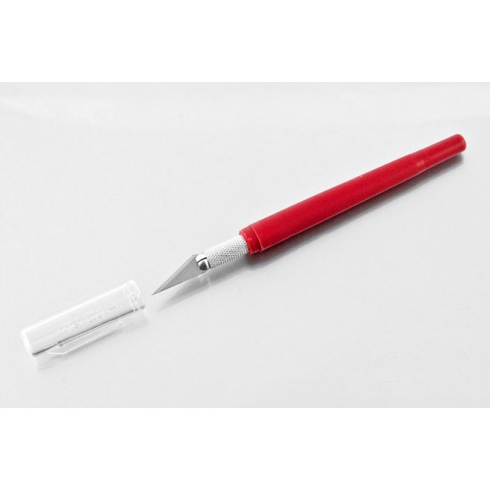 Knife with Twist Cap - Red Colour Knife with Twist Cap - Red Colour