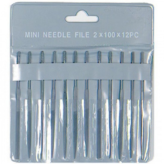 Needle Files Set (12x 4inch Mini Files)