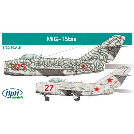 1/32 HPH Models Mikoyan-Gurevich MiG-15bis w/Profimodeller Detail Set Vol.2 1/32 HPH Models Mikoyan-Gurevich MiG-15bis w/Profimodeller Detail Set Vol.2