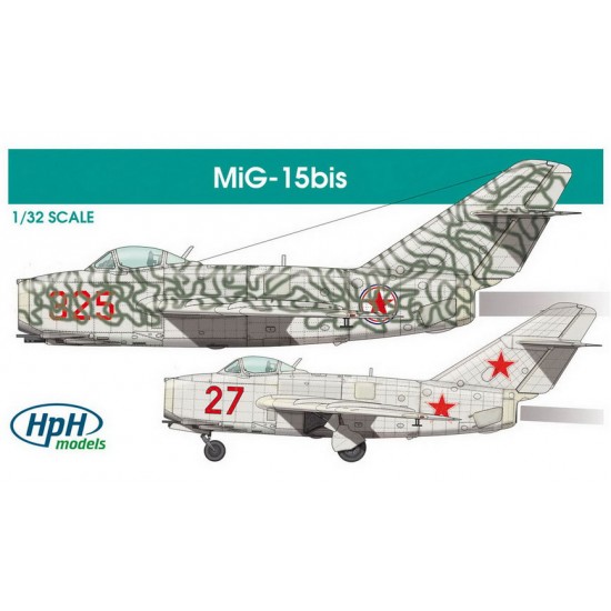 1/32 HPH Models Mikoyan-Gurevich MiG-15bis w/Profimodeller Detail Set Vol.3