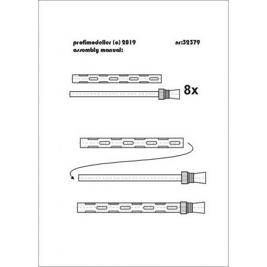 1/32 Lancaster B Mk.l Gun Barrels for HK Models 1/32 Lancaster B Mk.l Gun Barrels for HK Models