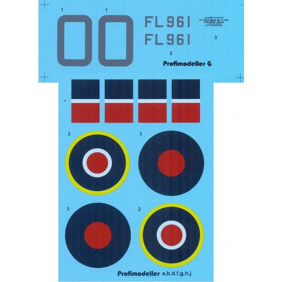 Decals for 1/32 Consolidated B-24 Liberator GR Mk.V FL961 Jan Vella Decals for 1/32 Consolidated B-24 Liberator GR Mk.V FL961 Jan Vella