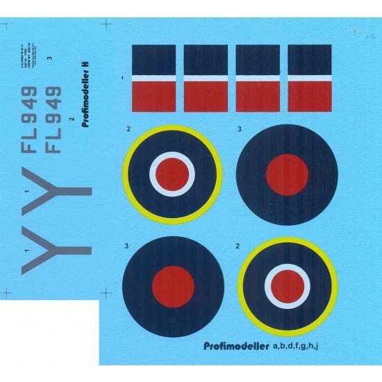 Decals for 1/32 Consolidated B-24 Liberator GR Mk.V FL949 Josef Pavelka Decals for 1/32 Consolidated B-24 Liberator GR Mk.V FL949 Josef Pavelka