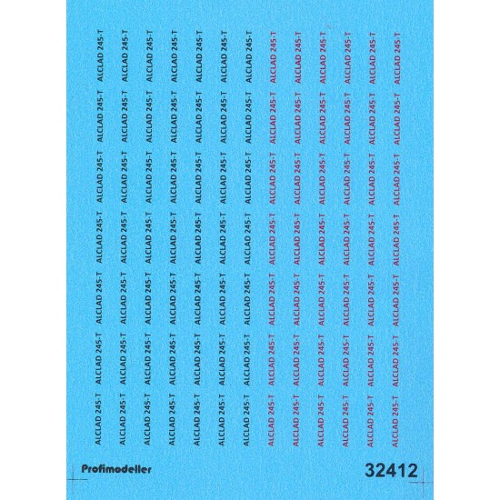 Decals for 1/32 USAF Stamped Sheets Decals for 1/32 USAF Stamped Sheets