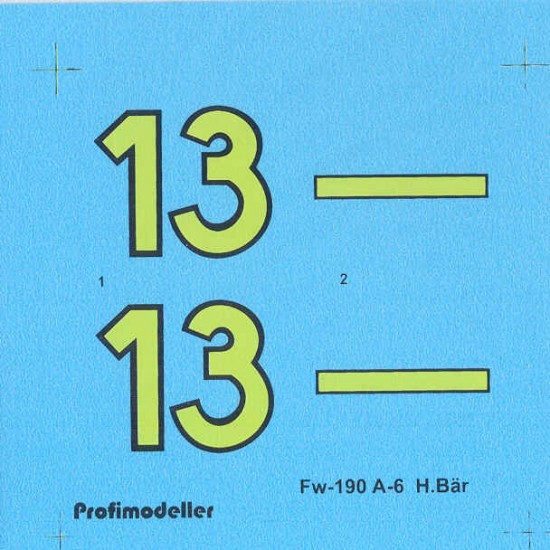 Decals for 1/32 Heinz Bar Focke-Wulf Fw-190 A-6 Decals for 1/32 Heinz Bar Focke-Wulf Fw-190 A-6