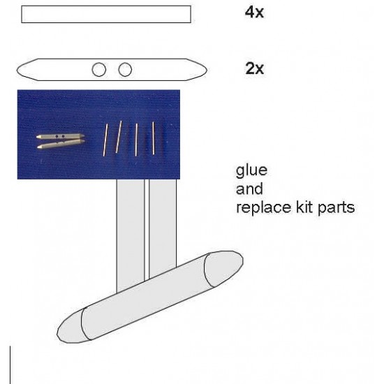 1/32 Mikoyan MiG Altimeter Antenna 1/32 Mikoyan MiG Altimeter Antenna
