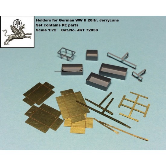 1/72 Holders for WWII German 20ltr.Jerrycans 1/72 Holders for WWII German 20ltr.Jerrycans