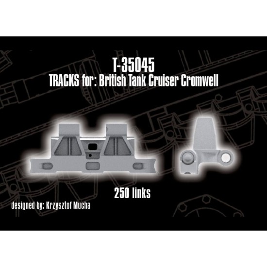 1/35 Tracks for British Tank Cruiser Cromwell 1/35 Tracks for British Tank Cruiser Cromwell