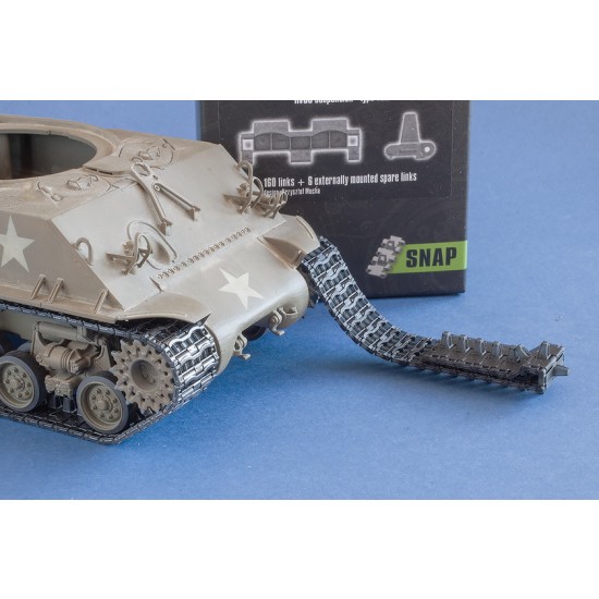 1/35 Tracks for US M4 Sherman, SP Gun M40 (GMC); HVSS suspension Type T66 1/35 Tracks for US M4 Sherman, SP Gun M40 (GMC); HVSS suspension Type T66