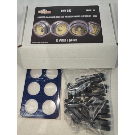 1/35 Achzarit (late version) Road Wheels with Masks for Meng kits 1/35 Achzarit (late version) Road Wheels with Masks for Meng kits
