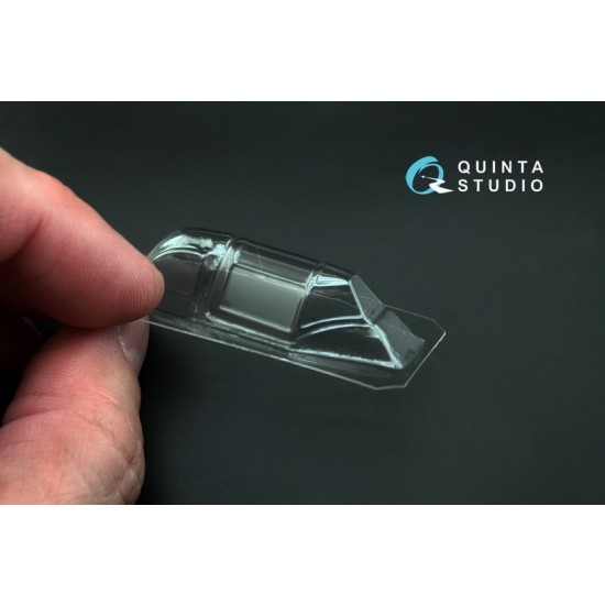 1/48 La-5 Late Production Vacuformed Clear Canopy for Zvezda Kit 1/48 La-5 Late Production Vacuformed Clear Canopy for Zvezda Kit