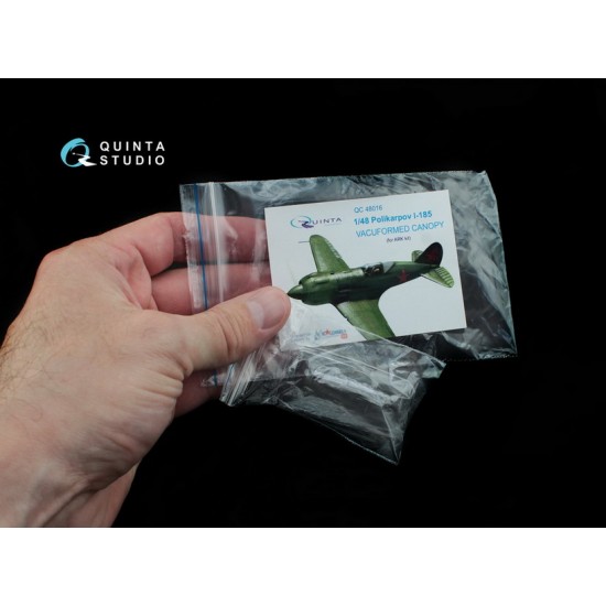 1/48 Polikarpov I-185 Vacuformed Clear Canopy For Ark Kit 1/48 Polikarpov I-185 Vacuformed Clear Canopy For Ark Kit