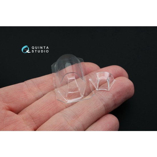 1/48 Yak-1B Correction Vacuformed Clear Canopy for Accurate Miniatures/Zvezda/Eduard Kit 1/48 Yak-1B Correction Vacuformed Clear Canopy for Accurate Miniatures/Zvezda/Eduard Kit