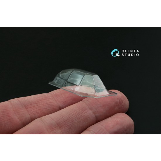 1/48 Yak-1B Correction Vacuformed Clear Canopy for Accurate Miniatures/Zvezda/Eduard Kit 1/48 Yak-1B Correction Vacuformed Clear Canopy for Accurate Miniatures/Zvezda/Eduard Kit