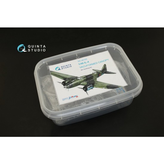 1/48 Il-4 Vacuformed Clear Canopy for Xuntong Kit 1/48 Il-4 Vacuformed Clear Canopy for Xuntong Kit