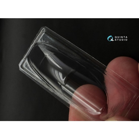 1/72 Su-57 Vacuformed Clear Canopy for Zvezda Kit #7319 1/72 Su-57 Vacuformed Clear Canopy for Zvezda Kit #7319