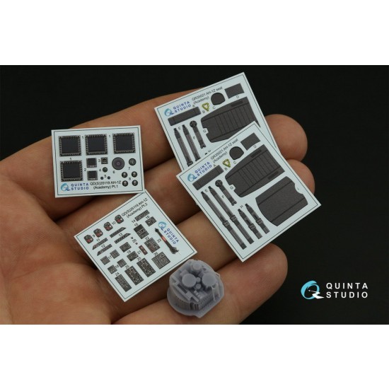 1/35 AH-1Z Coloured Interior Detail Parts for Academy kits with Resin parts 1/35 AH-1Z Coloured Interior Detail Parts for Academy kits with Resin parts