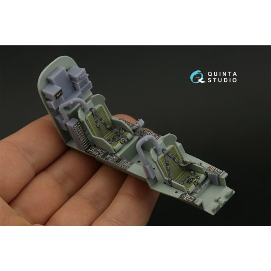 1/35 AH-1W Coloured Interior Detail Parts for Academy kits with Resin parts 1/35 AH-1W Coloured Interior Detail Parts for Academy kits with Resin parts