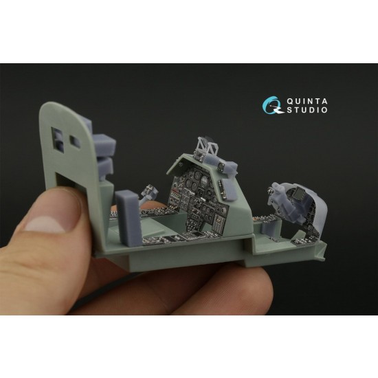 1/35 AH-1W Coloured Interior Detail Parts for Academy kits with Resin parts 1/35 AH-1W Coloured Interior Detail Parts for Academy kits with Resin parts