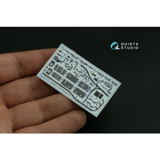1/32 F-15C Eagle 3D-Printed & Coloured Interior on Decal Paper for Tamiya kits 1/32 F-15C Eagle 3D-Printed & Coloured Interior on Decal Paper for Tamiya kits