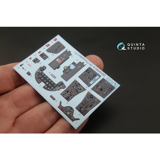 1/32 A-1H Skyraider 3D-Printed & Coloured Interior Decals for Trumpeter kit 1/32 A-1H Skyraider 3D-Printed & Coloured Interior Decals for Trumpeter kit