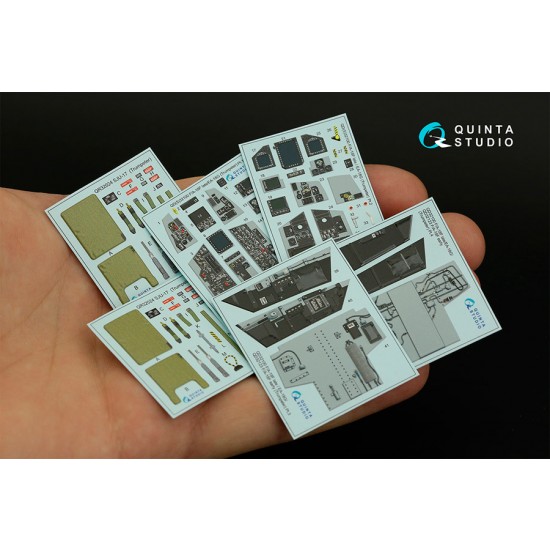 1/32 F/A-18F Super Hornet Late / EA-18G Interior Detail Parts for Trumpeter kits 1/32 F/A-18F Super Hornet Late / EA-18G Interior Detail Parts for Trumpeter kits
