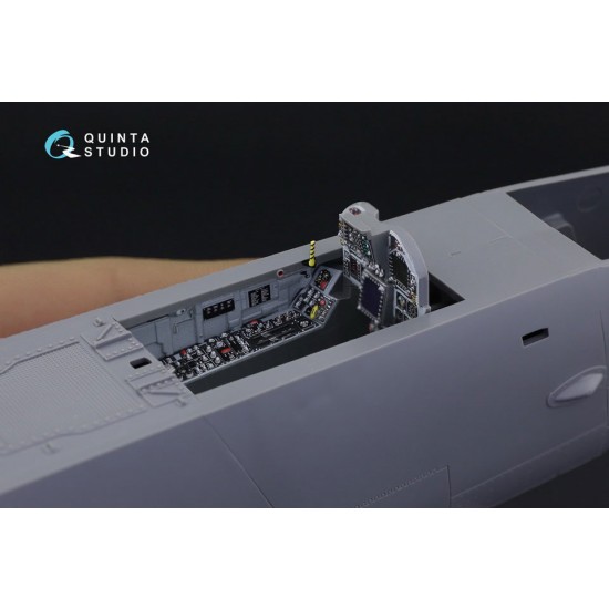 1/32 F/A-18C Hornet Early 3D-Printed & Coloured Interior on Decal Paper for Academy kits 1/32 F/A-18C Hornet Early 3D-Printed & Coloured Interior on Decal Paper for Academy kits