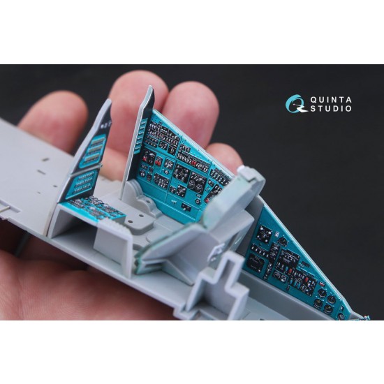 1/35 Mi-24V 3D-Printed & Coloured Interior Decals for Trumpeter kit 1/35 Mi-24V 3D-Printed & Coloured Interior Decals for Trumpeter kit