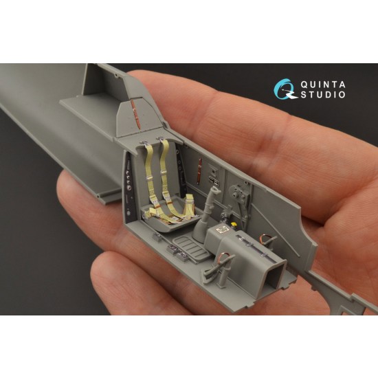 1/35 Bf 109G-6 3D-Printed & Coloured Interior on Decal Paper for Border Model kit 1/35 Bf 109G-6 3D-Printed & Coloured Interior on Decal Paper for Border Model kit