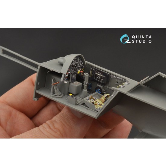 1/35 Bf 109G-6 3D-Printed & Coloured Interior on Decal Paper for Border Model kit 1/35 Bf 109G-6 3D-Printed & Coloured Interior on Decal Paper for Border Model kit
