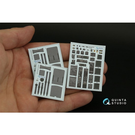 1/35 Boeing AH-64E Apache Interior Parts (3D decal) for Takom kits 1/35 Boeing AH-64E Apache Interior Parts (3D decal) for Takom kits