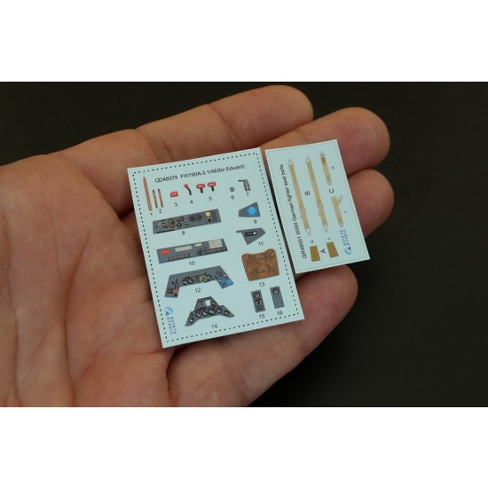 1/48 Yak-1 Mid. Production Interior Detail Set (on decal paper) 1/48 Yak-1 Mid. Production Interior Detail Set (on decal paper)