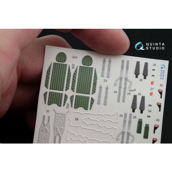 1/48 Yak-130 Interior Detail Set (on decal paper) for Zvezda Kits 1/48 Yak-130 Interior Detail Set (on decal paper) for Zvezda Kits