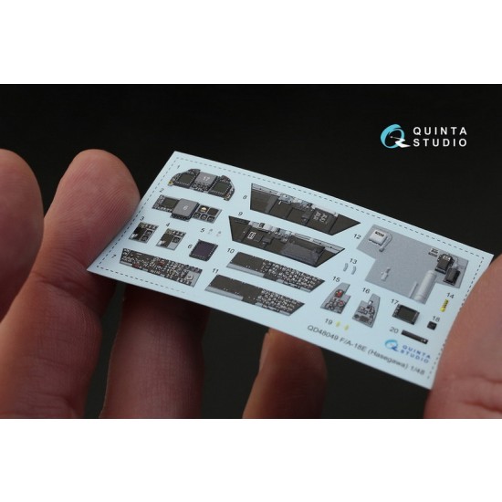 1/48 Pe-2 Interior Detail Set (on decal paper) for Zvezda Kits 1/48 Pe-2 Interior Detail Set (on decal paper) for Zvezda Kits
