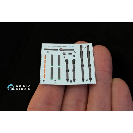 1/48 I-16 Type 5 Interior Conversion Set (on decal paper) for Type 10 Kits 1/48 I-16 Type 5 Interior Conversion Set (on decal paper) for Type 10 Kits