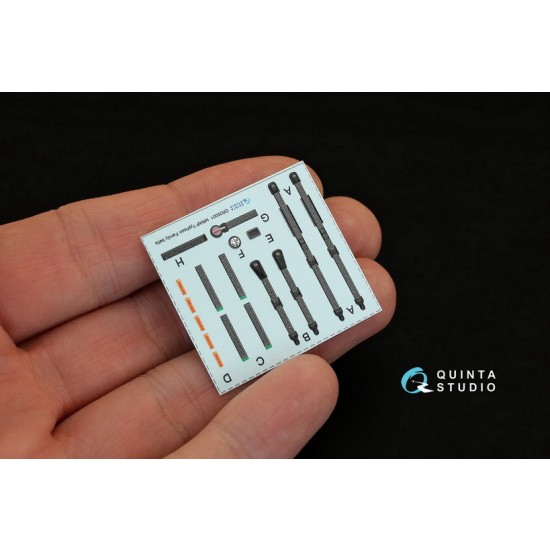 1/48 I-16 Type 5 Interior Conversion Set (on decal paper) for Type 10 Kits 1/48 I-16 Type 5 Interior Conversion Set (on decal paper) for Type 10 Kits