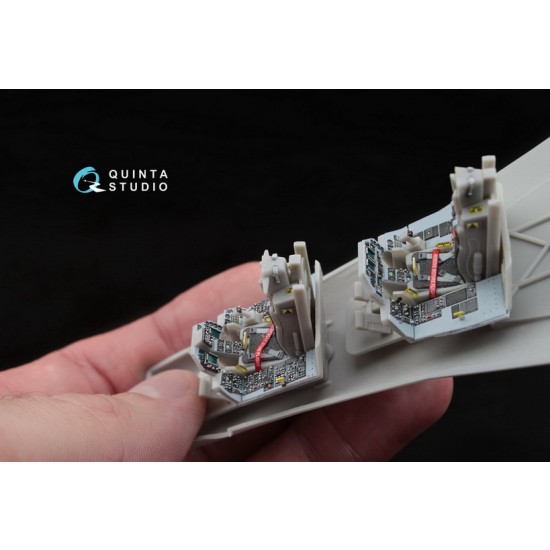 1/48 F-16D Interior Detail Set (on decal paper) for Hasegawa Kit 1/48 F-16D Interior Detail Set (on decal paper) for Hasegawa Kit
