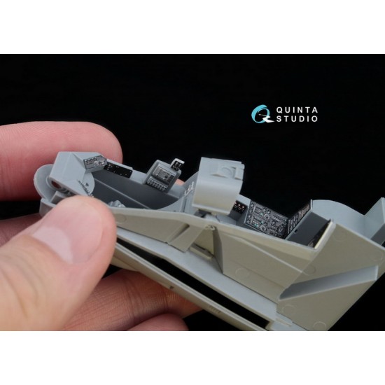 1/48 Mi-24V Nato Black Panels Interior Detail Set (on decal paper) for Zvezda Kit 1/48 Mi-24V Nato Black Panels Interior Detail Set (on decal paper) for Zvezda Kit