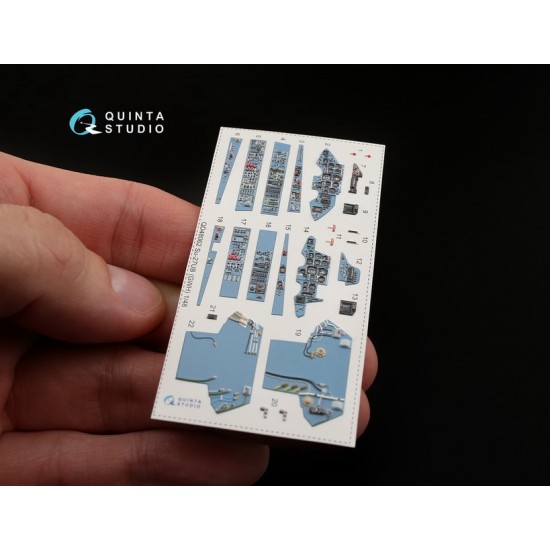 1/48 Su-27Ub Interior Detail Set (on decal paper) for Great Wall Hobby Kits 1/48 Su-27Ub Interior Detail Set (on decal paper) for Great Wall Hobby Kits