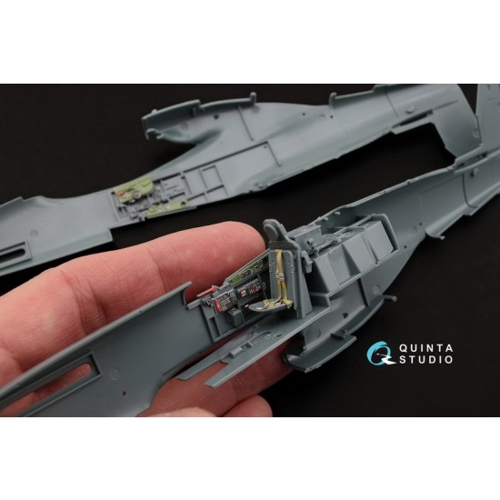 1/48 P-51D Late Interior Detail Set (on decal paper) for Eduard Kit 1/48 P-51D Late Interior Detail Set (on decal paper) for Eduard Kit