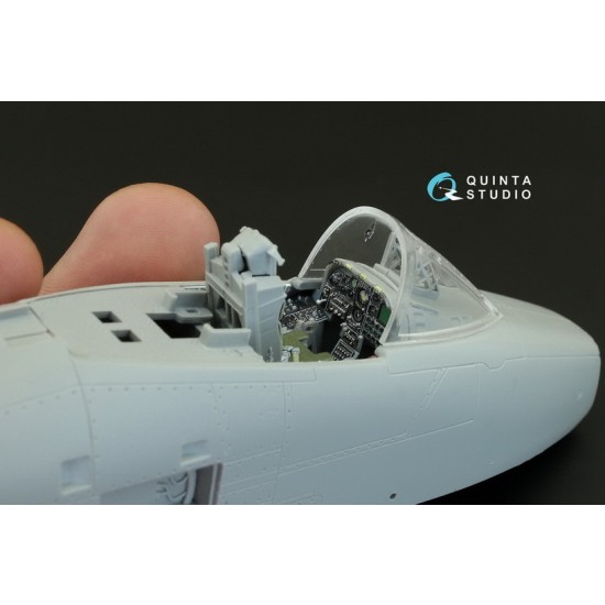 1/48 A-10A Interior Detail Set (on decal paper) for Italeri Kit 1/48 A-10A Interior Detail Set (on decal paper) for Italeri Kit
